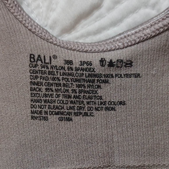 NWT Bali Women's Underwire Front Close Bra - Warm Steel - Picture 3 of 5